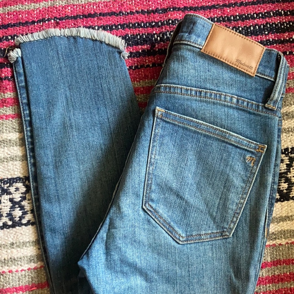 Madewell jeans size 24. 10”high rise skinny. 28” inseam.